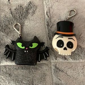 Bath and Body hand sanitizer holder clip ons